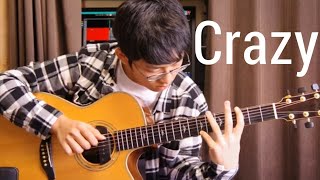 Crazy  Gnarls Barkley  Solo Acoustic Guitar  Arranged by Kent Nishimura [upl. by Nnaarat]