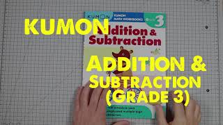 Kumon Addition amp Subtraction Grade 3 [upl. by Eclud]