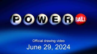 Powerball drawing for June 29 2024 [upl. by Kaye484]