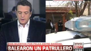 C5N  POLICIALES PELEA ENTRE BANDAS EN VILLA SAN PETESBURGO [upl. by Eitisahc]