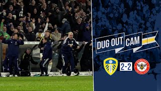 Bielsa and team go wild at Bamford goal  Dugout Cam  Leeds United 22 Brentford [upl. by Vladamir720]