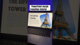 10x your PowerPoint with morph transition ✨👀 powerpoint powerpointdesign tutorial [upl. by Annyrb215]