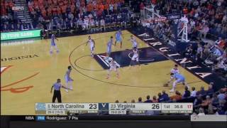 Tony Bennett Virginia Pack Line Defense vs North Carolina [upl. by Modestia327]