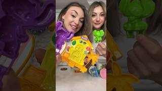 Stitch art double the dough 🤩🎨 challenge art clay [upl. by Adnauqahs]