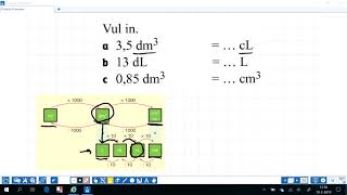 inhoudsmaten omrekenen basis [upl. by Hseyaj]
