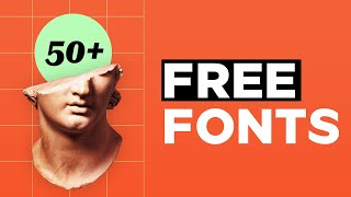 50 INCREDIBLE FREE Fonts  DOWNLOAD NOW 💸 [upl. by Harikahs]