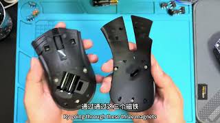 RAZER DEATHADDER V2 X HYPERSPEED 雷蛇炼狱蝰蛇 V2 X 极速版拆解微动更换视频。 [upl. by Heaps]