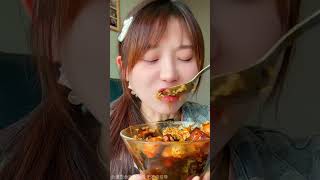 Mukbang shorts asmr mukbang food eatingsounds eating eatingvideos foodie [upl. by Delainey]