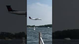 Air Canada Plane Landing near Toronto Beach Canada [upl. by Nnalyrehs]