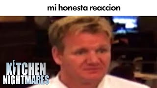 gordon is so brave for tasting these  Kitchen Nightmares  Gordon Ramsay [upl. by Melak19]