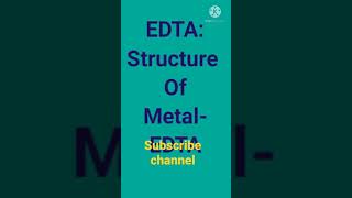 Complex Structure of MetalEDTA Complex form of Cobalt EDTA ion [upl. by Nazay]