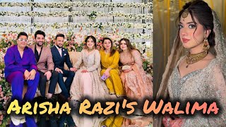 Arisha Razi Walima VLOG 🥰 Arisha Razi Entry  Arisha Razi Khan [upl. by Torr395]