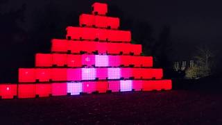 Chritsmas lights display in Syon park [upl. by Olinad]