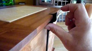 Wooden Urn Box Latch Mechanism [upl. by Lodge]