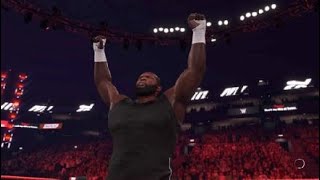 RTruth vs Omos  WWE RAW WWE 2K22 Fantasy Match [upl. by Peirce]