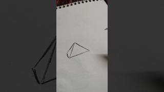 Draw very easy pyramid 2024  shorts shortsfeed drawing easydrawing [upl. by Anneliese]