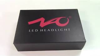 NAO LED Car Headlight Kit 72W 7600 Lumen Review [upl. by Idnar]