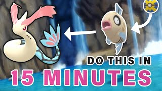 Where to get a Feebas and How to Evolve into Milotic ► Pokemon Brilliant Diamond  BDSP [upl. by Hurlbut]