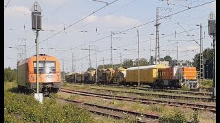 Vossloh G1206 quot275 1018quot Alpha Trains • RTS Rail • Swietelsky Rail • Plasser amp Theurer Bauzug [upl. by Legir]