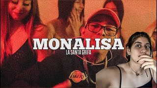 Reaccionando a LA SANTA GRIFA  MONALISA  VIDEO OFICIAL [upl. by Rozele753]