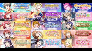 Every SIFAS Event Set  Part 4 [upl. by Iddet225]