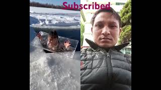 galkinaanechkaicequeen winter swimming new funny viralshortvideoslikesharesubscribed🙏🙏🙏🙏 [upl. by Brady]