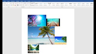 TUTORIAL How to Insert MULTIPLE Pictures On ONE Page In Microsoft Word 2013 2016 Office 365 [upl. by Oicaroh236]