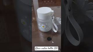 Glass water bottle 300 ml meesho product 250₹ [upl. by Tihw453]