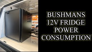 NEW BUSHMAN 12 VOLT FRIDGE POWER USAGE OR OLD WAECO WHICH ONE IS BETTER [upl. by Shaff886]