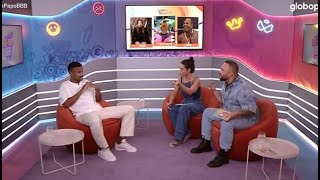 PIZANE ENTREVISTA NO GSHOW AO VIVO  ELIMINAÇÃO BBB24 [upl. by Elisee]