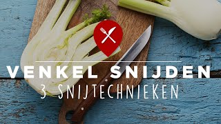 Venkel snijden schuitjes reepjes en blokjes [upl. by Gracia]