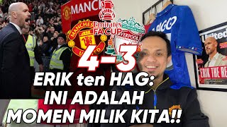 Review Erik ten Hag 14 Final FA Cup MUFCLFC 43 Ini Adalah Momen Kita [upl. by Adnahsam]