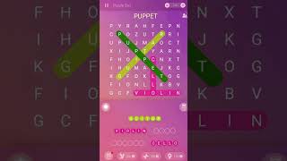 Word Search puzzle 293 known for strings puzzle puzzlegame calming relaxing shorts wordsearch [upl. by Whitebook]