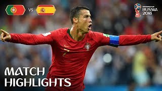 Portugal v Spain  2018 FIFA World Cup  Match Highlights [upl. by Dunkin]