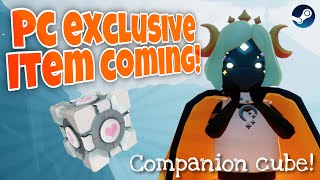 PC Exclusive Plushie  Portals Companion Cube 🩷  Days of Feast Video  Sky Children of the Light [upl. by Enialedam]