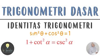 Matematika SMA  Trigonometri 5  Identitas Trigonometri Pembuktian Identitas Trigonometri A [upl. by Nissa467]