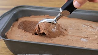 Easy Homemade Chocolate Ice Cream Recipe Only 3Ingredients [upl. by Hekking991]