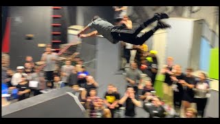 WORLDS BEST PARKOUR ATHLETES SPEED COMPETITIONS [upl. by Ellehcem]