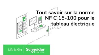 Tout savoir sur la norme NF C 15100 pour le tableau électrique  Schneider Electric [upl. by Harty]