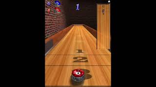 10 Pin Shuffle Shuffleboard Gameplay Player vs iPad Rookie Ricky [upl. by Dorcia523]