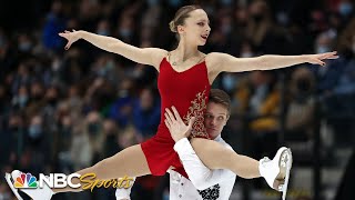 Boikova and Kozlovskiis impressive free skate at the European Championships  NBC Sports [upl. by Donny901]