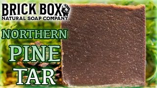 NORTHERN PINE TAR  Brick Box  Soap Review [upl. by Namialus400]