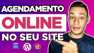 Como Colocar Botão de AGENDAMENTO ONLINE Integrado ao Google Agenda No Seu Site PASSO A PASSO [upl. by Ahmar]