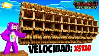 Minecraft Project Sacrifice  MAXIMA VELOCIDAD y ANIMALES  3 [upl. by Ykcaj]