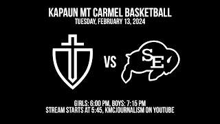 Kapaun Basketball v Wichita Southeast 2132024 [upl. by Cybill990]