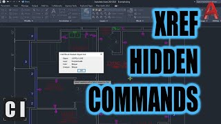 AutoCAD Hidden XREF Commands Save Time With These External References Tricks [upl. by Kylen]