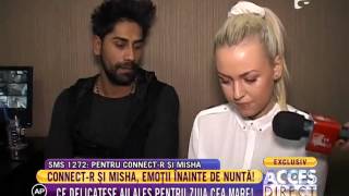 ConnectR şi Misha emoții înainte de nuntă [upl. by Sacken]