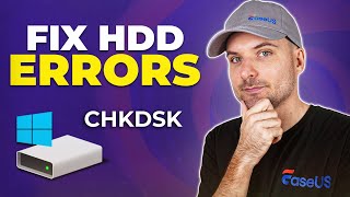 How to Fix Hard Drive Errors With CHKDSK [upl. by Marienthal]