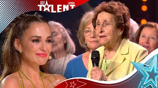 El tremendo SOFOCO de Paula Echevarría con estos ABUELOS  Audiciones 1  Got Talent España 2023 [upl. by Aral]