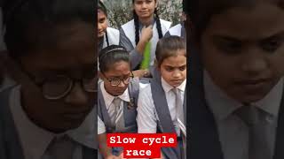 slow cycle race shortvideo children day [upl. by Imefulo]